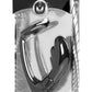 Master Series Cobra Silicone P-Spot Massager and Cock Ring - Black