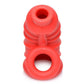 Master Series Crimson Chamber Silicone Chastity Cage