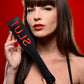 Master Series - Crimson Tied Slut Steel Enforced Spanking Paddle