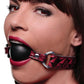 Master Series - Crimson Tied Triad Interchangeable Silicone Ball Gag