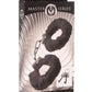Master Series Cuffed In Fur Furry Handcuffs - Black