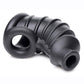 Master Series Dark Chamber Silicone Chastity Cage