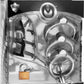 Master Series Detained Stainless Steel Chastity Cage - Black