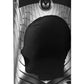 Master Series Disguise Open Mouth Hood with Padded Blindfold - Black