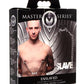 Master Series Enslaved Slave Chain Nipple Clamps - Silver
