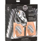 Master Series Entrapment Deluxe Locking Chastity Cage - Silver