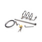 Master Series Gates Of Hell Stainless Steel Adjustable Cum Through Sound Cage