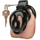 Master Series Hard Stop Double Ring Chastity Cage