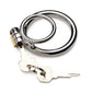 Master Series Locked Cock Stainless Steel Locking Cock and Ball Ring