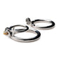 Master Series Locked Cock Stainless Steel Locking Cock and Ball Ring