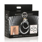 Master Series Locked Cock Stainless Steel Locking Cock and Ball Ring