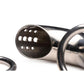 Master Series Locking Stainless Steel Chastity Cage with 3 Rings