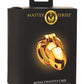Master Series Midas 18k Gold-Plated Locking Chastity Cage - Gold