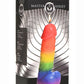 Master Series Pride Pecker Rainbow Drip Candle - Multicolor