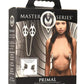 Master Series Primal Spiked Clover Nipple Clamps - Metal/Silver