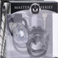 Master Series Rikers 2.0 Locking Chastity Cage - Clear