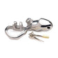 Master Series Rikers 24-7 Stainless Steel Locking Chastity Cage
