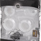Master Series Sado Chamber Silicone Male Chastity Device - Clear