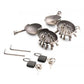 Master Series Scrotum Egg Shells with Spikes Stainless