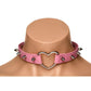 Master Series Spiked Heart Choker