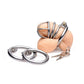 Master Series The Pen Deluxe Locking Chastity Cage - Gray