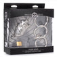 Master Series Tiger King Locking Chastity Cage - Silver
