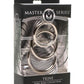 Master Series Trine Steel C-Ring Collection - Metal/Silver