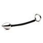 Master Series Tug + Plug Aluminum Cock and Ball Ring with Anal Plug