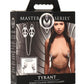 Master Series Tyrant Spiked Clover Nipple Clamps - Metal/Silver