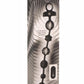 Master Series Vibrating Silicone Anal Beads with Remote Control - Black