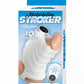 Masturbating Stroker Silicone Rechargeable Masturbator - White