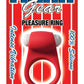 Maxx Gear Pleasure Ring Silicone Vibrating Cock Ring - Red