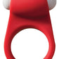 Maxx Gear Pleasure Ring Silicone Vibrating Cock Ring - Red