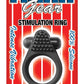 Maxx Gear Stimulation Ring Silicone Vibrating Cock Ring - Black