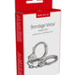 ME YOU US Bondage Metal Handcuffs - Stainless - Metal/Steel