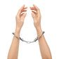 ME YOU US Bondage Metal Handcuffs - Stainless