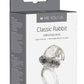 ME YOU US Classic Rabbit Vibrating Cock Ring - Clear