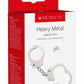 ME YOU US Heavy Metal Handcuffs - Metal/Silver