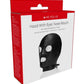 ME YOU US Hood with Eyes Nose Mouth Pu Leather Bondage Hood - Black