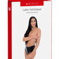ME YOU US Latex Crotchless Panties - Black - Large