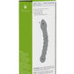 ME YOU US Textured Ice G-Spot and P-Spot Teaser Glass Dildo
