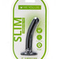 ME YOU US Vibrating Rechargeable Slim Beginners Peg - Black - 5in