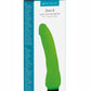 ME YOU US Zeus 8 Glow In The Dark Realistic Vibrator - Glow In The Dark/Green - 8in
