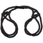 Merci Hogtied Bind and Tie 6mm Hemp Wrist Or Ankle Cuffs - Black