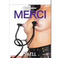 Merci Swell Auto Vibrating Nipple Sucker Cups - Black