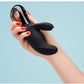 Miss Bi Silicone Vibrator with Clitoral Stimulator