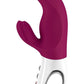 Miss Bi Silicone Vibrator with Clitoral Stimulator - Grape/Purple