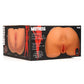 Mistress 3d Vibrating Rechargeable Pussy and Ass Masturbator - Vanilla