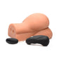 Mistress Alexis Vibrating Bioskin Sidesaddle Stroker - Pussy and Ass