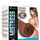Mistress Angel Vibrating Bioskin Dual Density Stroker - Ass - Chocolate